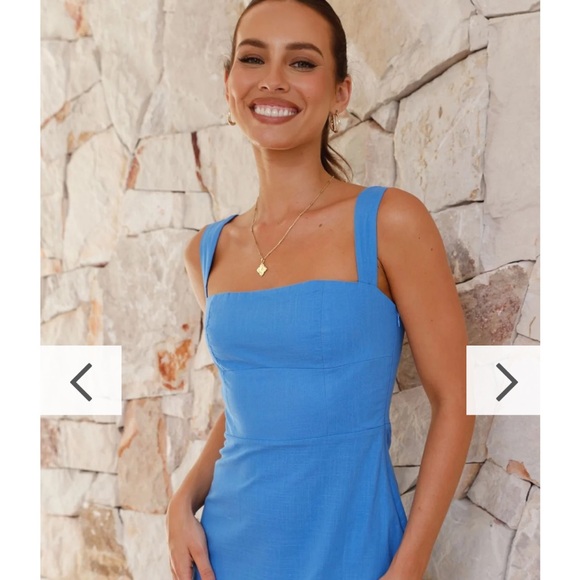 Billy J Nadalia Mini Dress - Cobalt Blue (new) - Picture 6 of 6